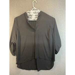 ITS‎ Plus Size Black  Long Sleeve Top, 3 X